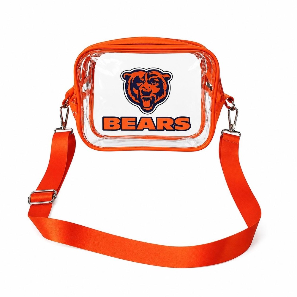 Chicago Bears Clear Stadium Crossbody Bag | Stadium Approved | NFL Fan Gift